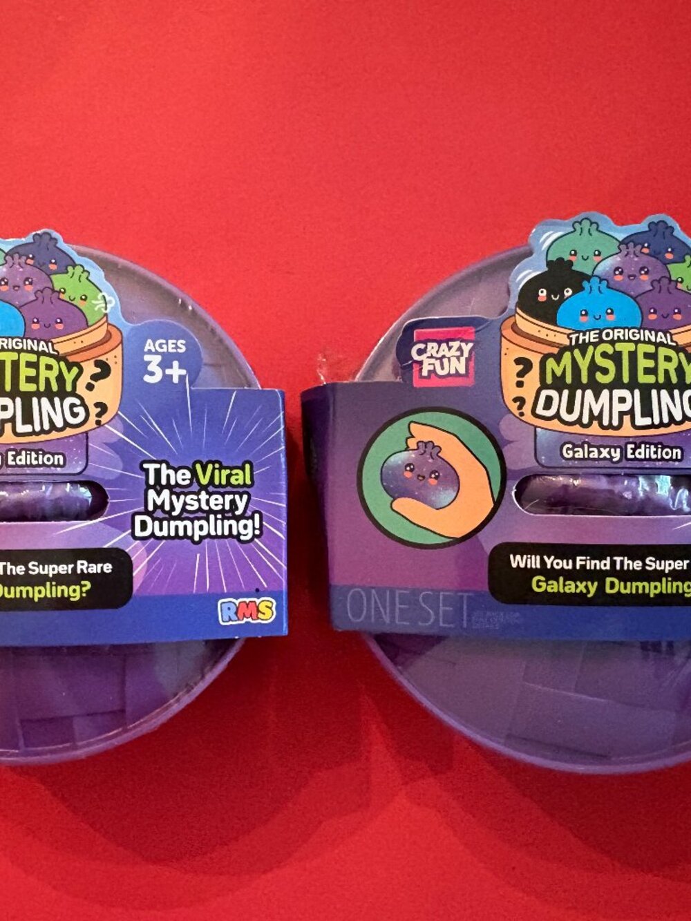 BUY ONE GET ONE FREE!!!  TWO MYSTERY GALAXY DUMPLINGS RMS Squishy Anxiety NEW